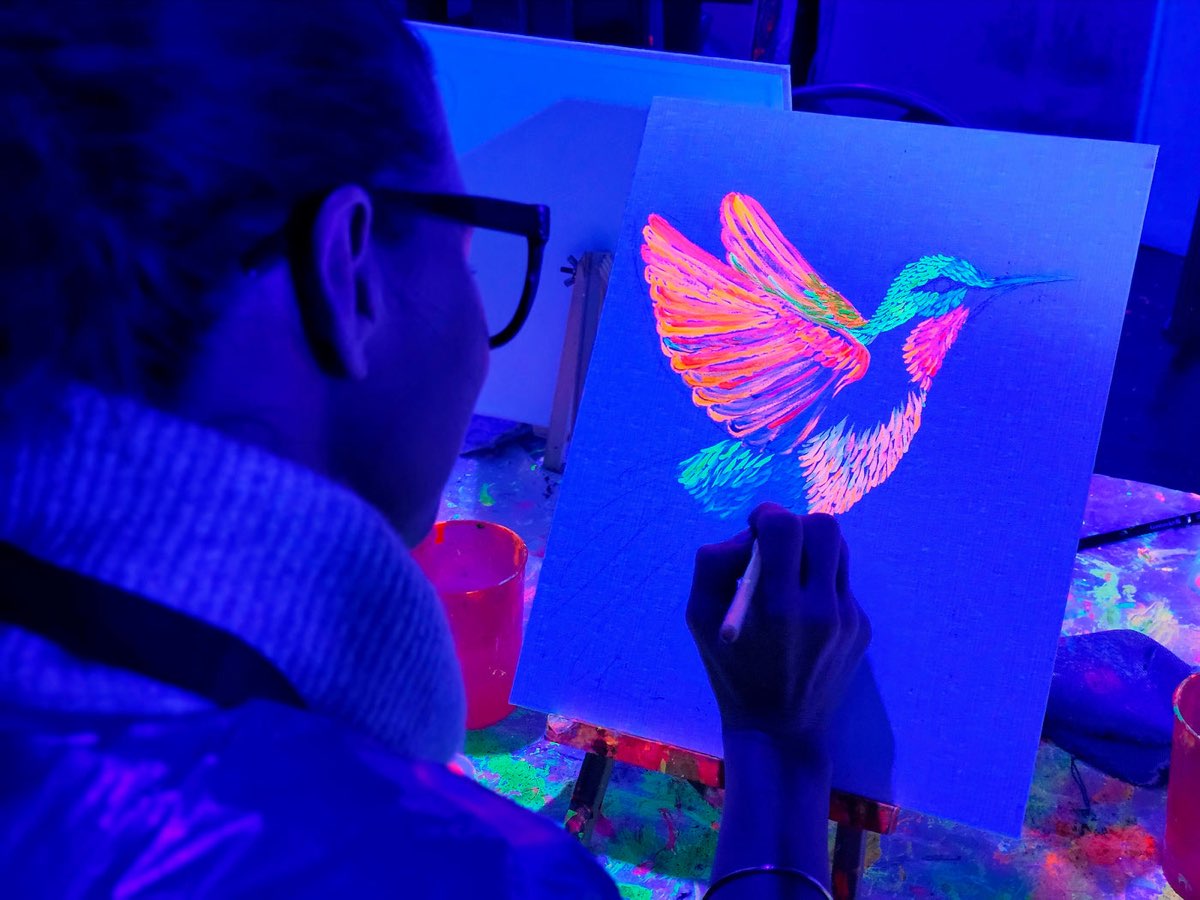 Privatisation peinture fluo à l'Atelier Mory, Lyon — photo 3