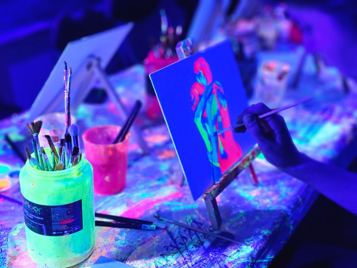 Dark Light Painting à l'Atelier Mory, Lyon — photo 4