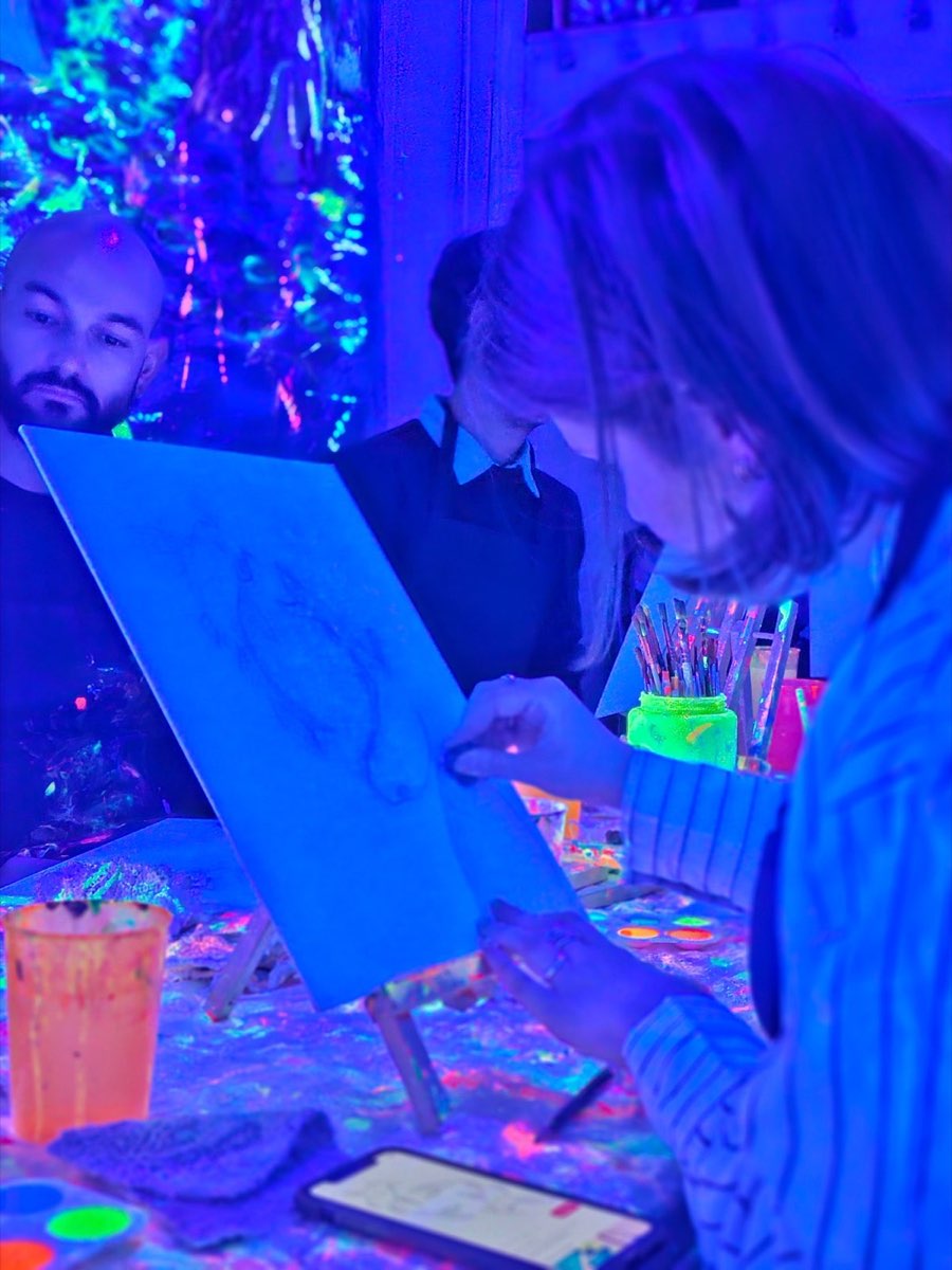 Team building peinture fluo à l'Atelier Mory, Lyon — photo 4